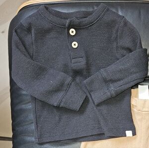 Black Button-Up Sweater